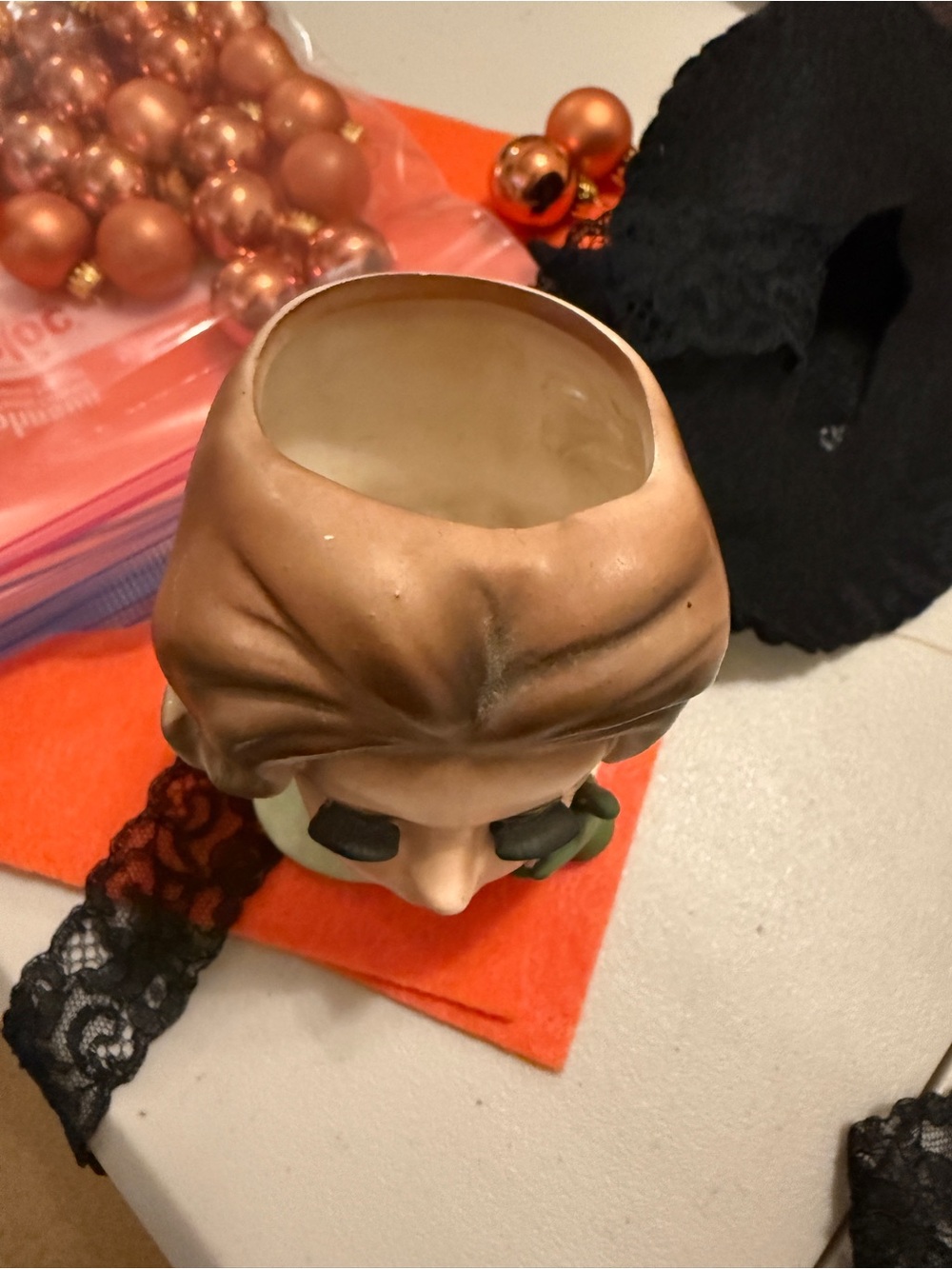 OOAK Fall Witch Dorris Day Napco Head Vase made by Me! - Picture 16 of 17
